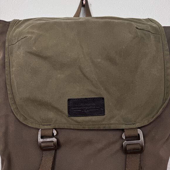 Vintage Filson Ranger Rucksack Backpack Otter Green Canvas CC Filson Workwear - Picture 5 of 16
